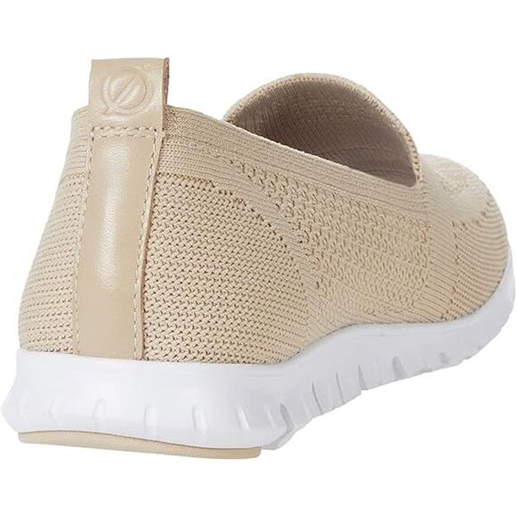 Women's Cream Slip-On Sneakers - Picture 4 of 7